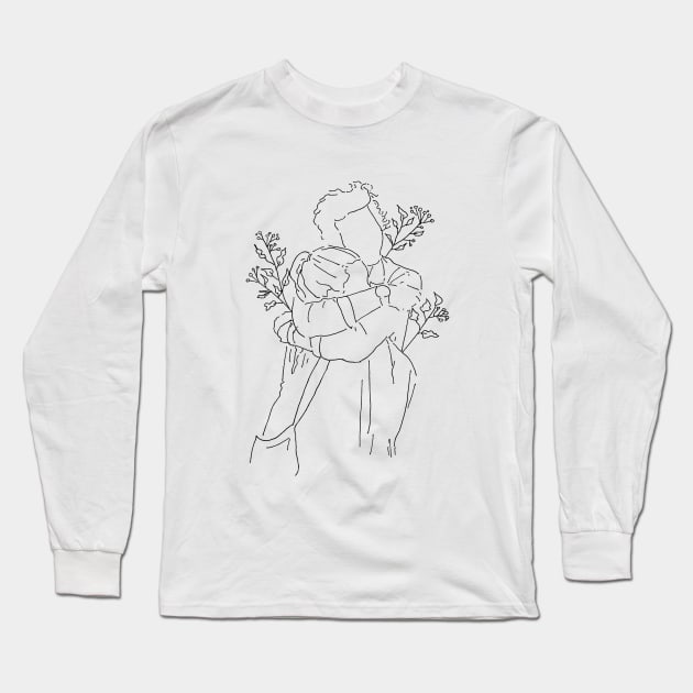 hold me in your arms Long Sleeve T-Shirt by poeticamenteflor